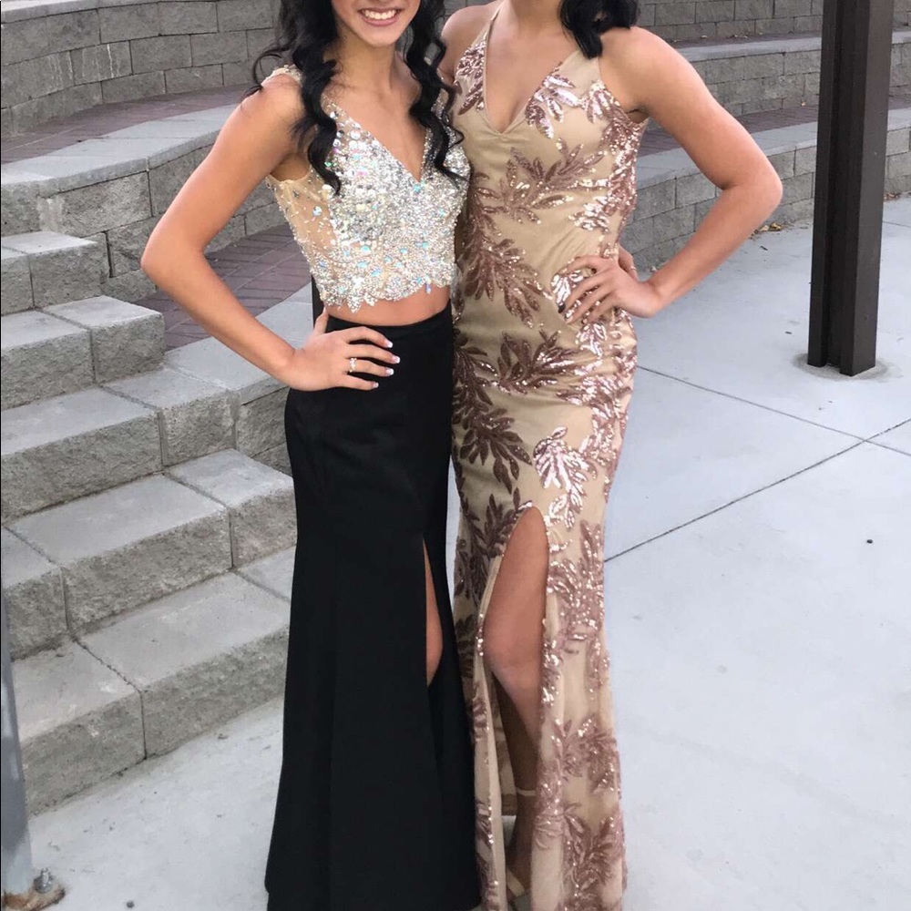 Homecoming dress (on the right)